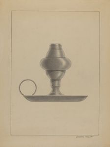 Lamp, c. 1936. Creator: Joseph Wolins