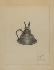Lamp, c. 1936. Creator: Louis Annino