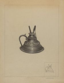 Lamp, c. 1936. Creator: Louis Annino