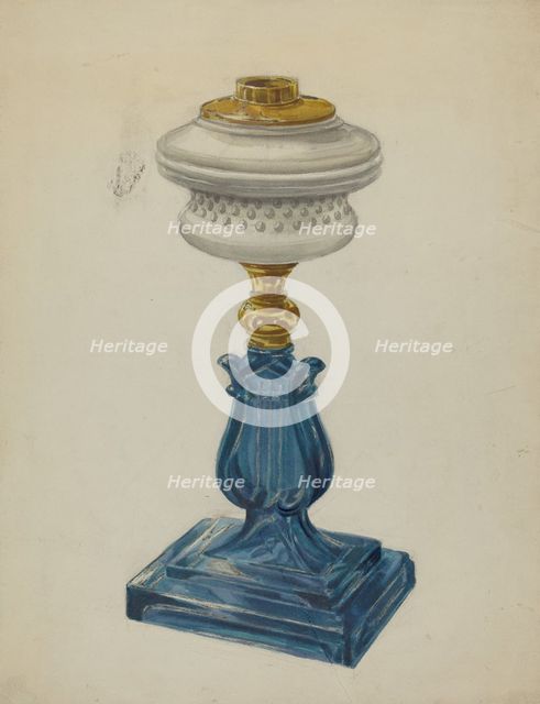 Lamp, c. 1936. Creator: Marcus Moran.