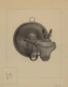 Lamp, c. 1936. Creator: Mario De Ferrante