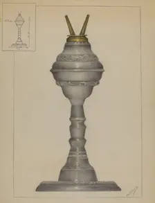 Lamp, c. 1936. Creator: Mario De Ferrante