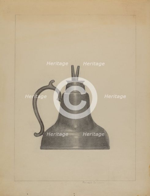 Lamp, c. 1936. Creator: Richard Schoene.