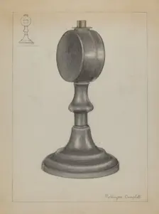 Lamp, c. 1936. Creator: Rollington Campbell