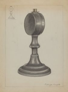 Lamp, c. 1936. Creator: Rollington Campbell