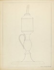 Lamp, c. 1936. Creator: Ruth Bialostosky