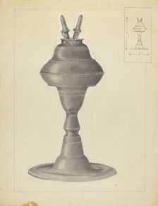 Lamp, c. 1937. Creator: A. Zaidenberg