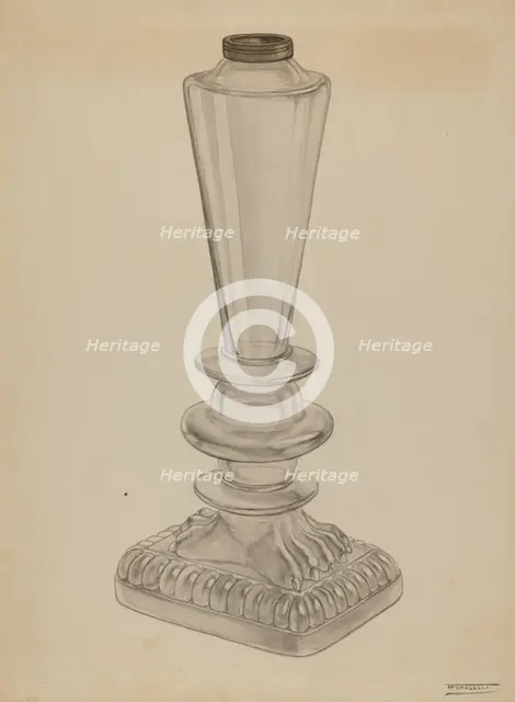Lamp, c. 1937. Creator: Frank Fumagalli.