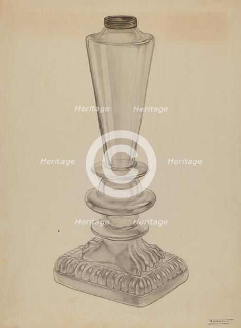 Lamp, c. 1937. Creator: Frank Fumagalli.