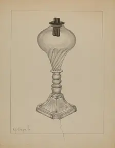 Lamp, c. 1937. Creator: Giacinto Capelli