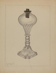 Lamp, c. 1937. Creator: Giacinto Capelli