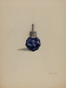 Lamp, c. 1937. Creator: Grace Halpin