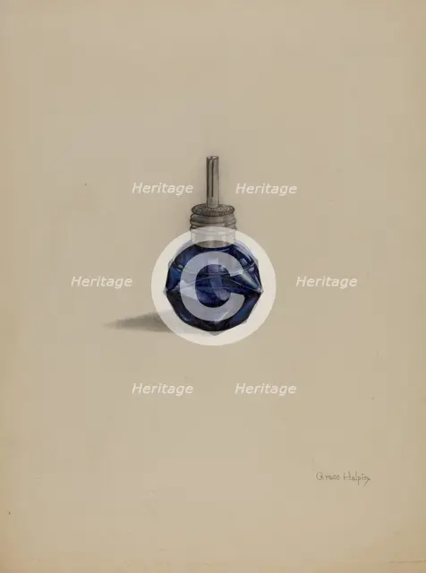 Lamp, c. 1937. Creator: Grace Halpin.