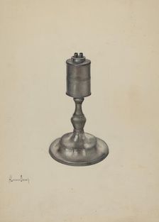 Lamp, c. 1937. Creator: H. Langden Brown