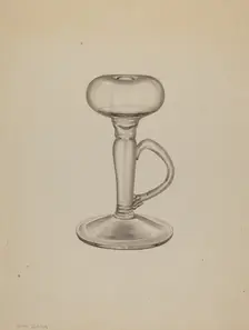 Lamp, c. 1937. Creator: John Dana