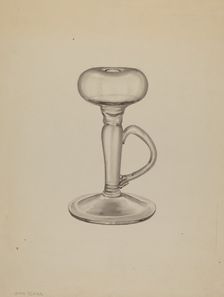 Lamp, c. 1937. Creator: John Dana