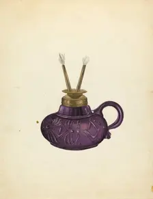 Lamp, c. 1937. Creator: John Fisk