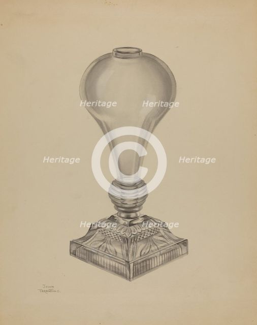 Lamp, c. 1937. Creator: John Tarantino.
