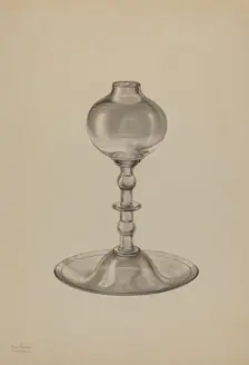 Lamp, c. 1938. Creator: Charles Caseau