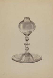 Lamp, c. 1938. Creator: Charles Caseau