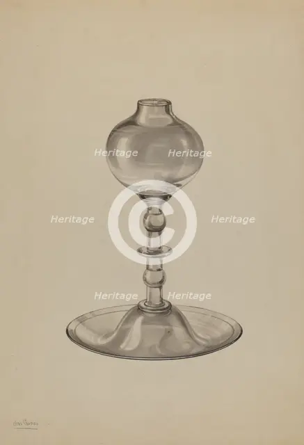 Lamp, c. 1938. Creator: Charles Caseau.
