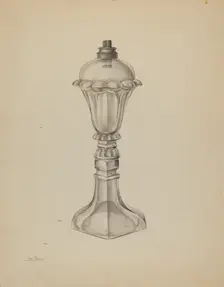 Lamp, c. 1938. Creator: Charles Caseau