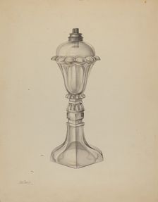Lamp, c. 1938. Creator: Charles Caseau