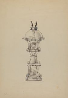 Lamp, c. 1938. Creator: Charles Caseau