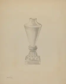 Lamp, c. 1938. Creator: Charles Caseau