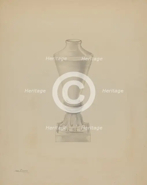 Lamp, c. 1938. Creator: Charles Caseau.