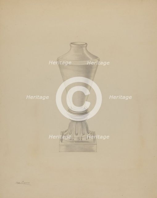 Lamp, c. 1938. Creator: Charles Caseau.