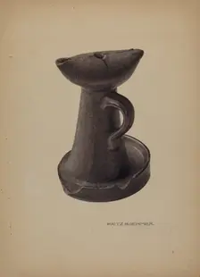 Lamp, c. 1938. Creator: Fritz Boehmer