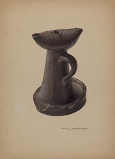 Lamp, c. 1938. Creator: Fritz Boehmer