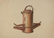 Lamp, c. 1938. Creator: Hans Mangelsdorf