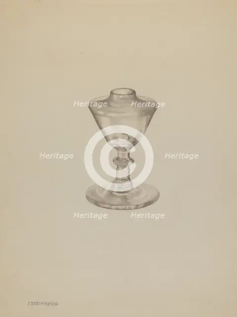 Lamp, c. 1938. Creator: Isidore Steinberg.