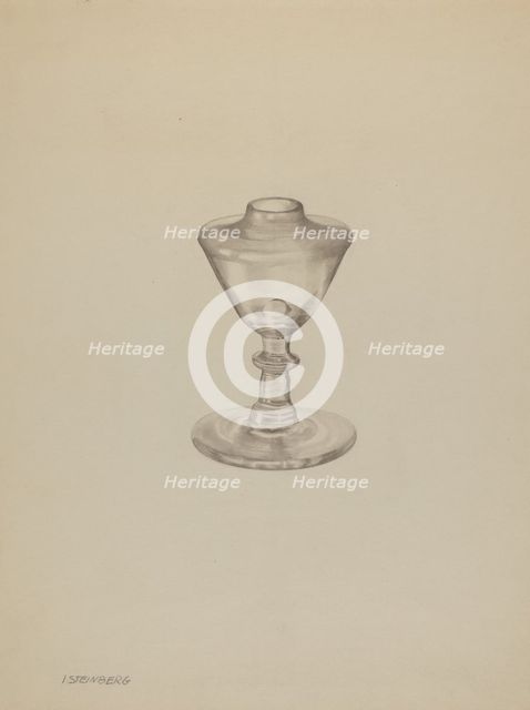 Lamp, c. 1938. Creator: Isidore Steinberg.