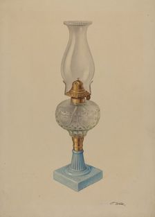 Lamp, c. 1938. Creator: Paul Ward