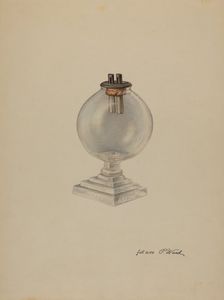 Lamp, c. 1938. Creator: Paul Ward