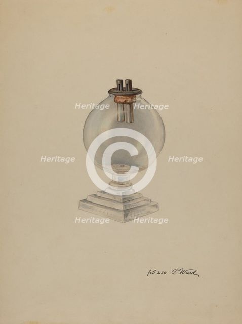 Lamp, c. 1938. Creator: Paul Ward.