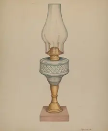 Lamp, c. 1938. Creator: Rex F Bush