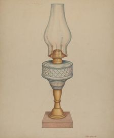 Lamp, c. 1938. Creator: Rex F Bush