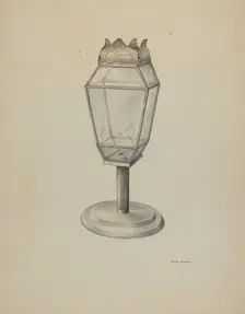 Lamp, c. 1939. Creator: Edith Towner