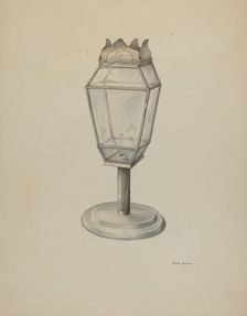 Lamp, c. 1939. Creator: Edith Towner