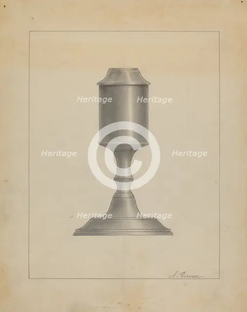 Lamp, c. 1939. Creator: Filippo Porreca.