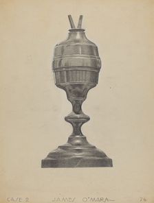 Lamp, c. 1939. Creator: James O'Mara