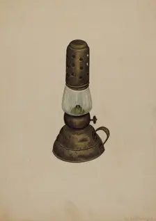 Lamp, c. 1939. Creator: Paul Poffinbarger