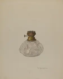 Lamp, c. 1940. Creator: Carl Buergerniss