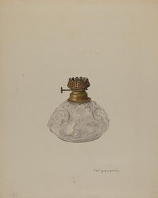 Lamp, c. 1940. Creator: Carl Buergerniss