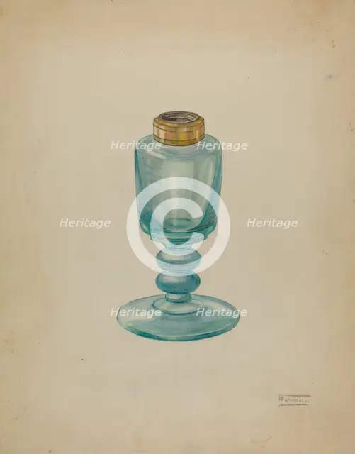 Lamp, c. 1940. Creator: Frank Fumagalli.