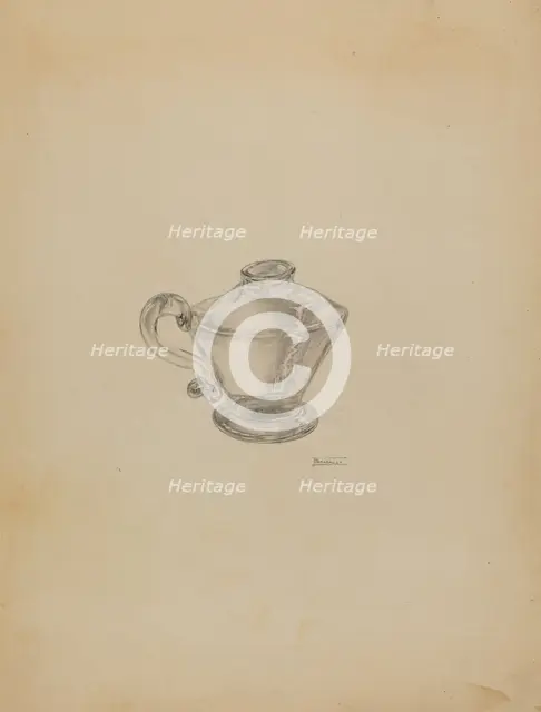 Lamp, c. 1940. Creator: Frank Fumagalli.